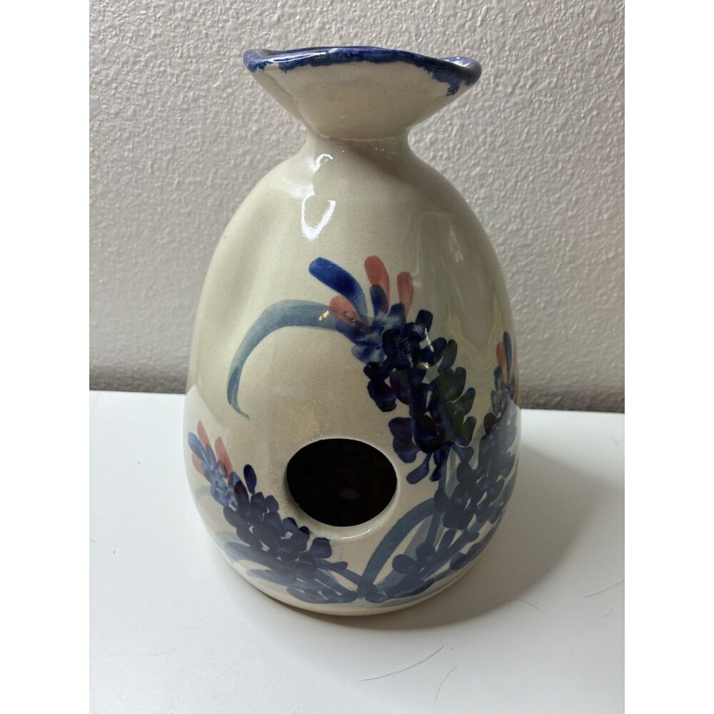Bird House Yesteryears Pottery Marshall TX USA 9" Hand Thrown